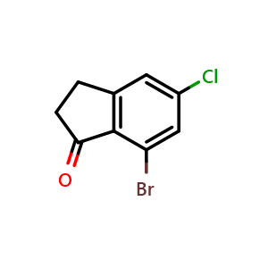 7-bromo-5-chloro-2,3-dihydro-1h-inden-1-one