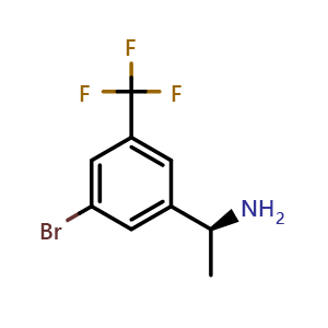 (1S)-1-[5-bromo-3-(trifluoromethyl)phenyl]ethylamine
