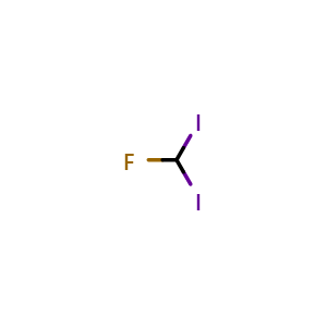 Chemical structure of fluoro(diiodo)methane , CAS 1493-01-2, AChemBlock W173093