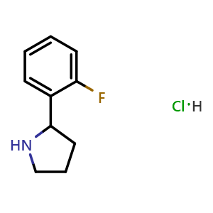 2-(2-fluorophenyl)pyrrolidine hydrochloride