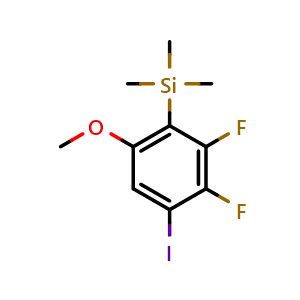 (2,3-Difluoro-4-iodo-6-methoxyphenyl)trimethylsilane