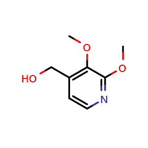 Chemical structure of (2,3-dimethoxypyridin-4-yl)methanol , CAS 1783326-00-0, AChemBlock X173345