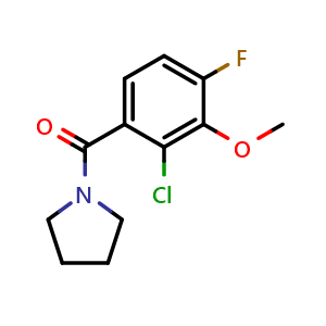 (2-Chloro-4-fluoro-3-methoxyphenyl)(pyrrolidin-1-yl)methanone