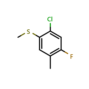 (2-Chloro-4-fluoro-5-methylphenyl)(methyl)sulfane