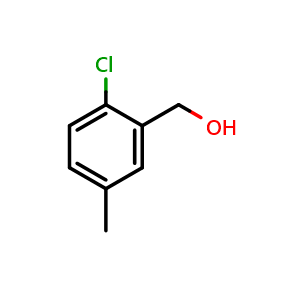 Chemical structure of (2-Chloro-5-methylphenyl)methanol , CAS 89981-57-7, AChemBlock X173483