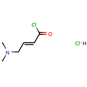 (2E)-4-(dimethylamino)-2-Butenoyl chloride, hydrochloride (1:1)