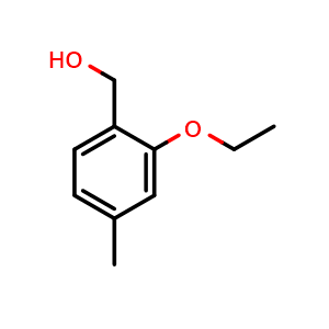 Chemical structure of (2-Ethoxy-4-methylphenyl)methanol , CAS 2432849-06-2, AChemBlock X173515