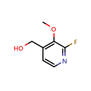 Chemical structure of (2-fluoro-3-methoxypyridin-4-yl)methanol , CAS 1227564-29-5, AChemBlock X173545