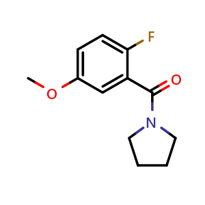 (2-Fluoro-5-methoxyphenyl)(pyrrolidin-1-yl)methanone