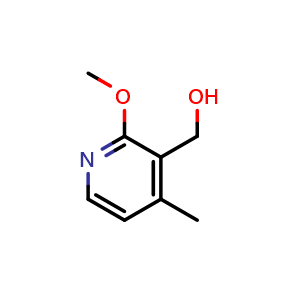 Chemical structure of (2-Methoxy-4-methylpyridin-3-yl)methanol , CAS 243469-62-7, AChemBlock X173604