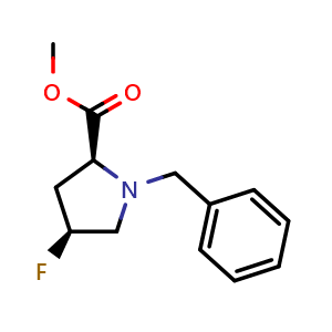 (2S,4S)-methyl 1-benzyl-4-fluoropyrrolidine-2-carboxylate