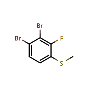 (3,4-Dibromo-2-fluorophenyl)(methyl)sulfane