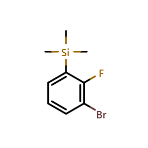 (3-Bromo-2-fluorophenyl)trimethylsilane