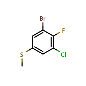 (3-Bromo-5-chloro-4-fluorophenyl)(methyl)sulfane