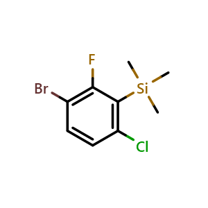 (3-Bromo-6-chloro-2-fluorophenyl)trimethylsilane