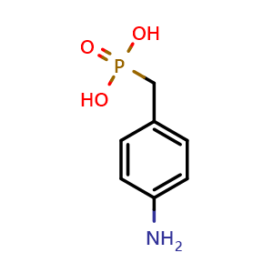 Chemical structure of (4-aminophenyl)methylphosphonic acid , CAS 5424-27-1, AChemBlock X173926