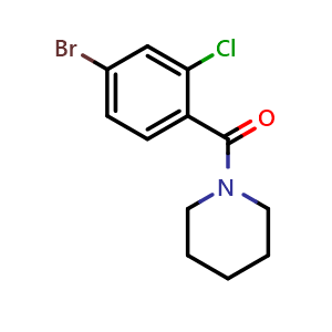 (4-Bromo-2-chlorophenyl)(piperidin-1-yl)methanone