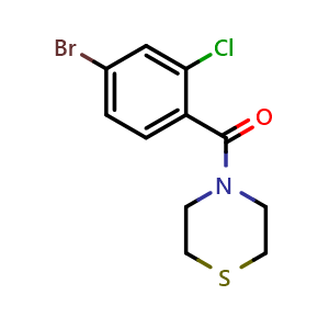 (4-Bromo-2-chlorophenyl)(thiomorpholino)methanone