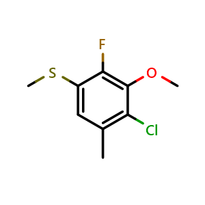 (4-Chloro-2-fluoro-3-methoxy-5-methylphenyl)(methyl)sulfane