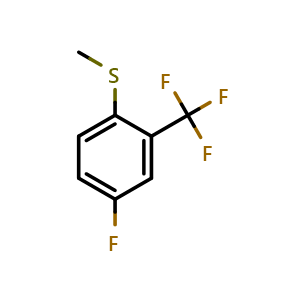 (4-Fluoro-2-(trifluoromethyl)phenyl)(methyl)sulfane