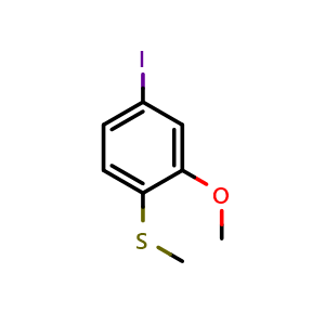 (4-Iodo-2-methoxyphenyl)(methyl)sulfane