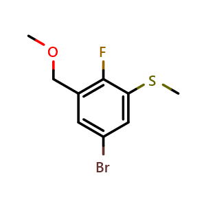 (5-Bromo-2-fluoro-3-(methoxymethyl)phenyl)(methyl)sulfane