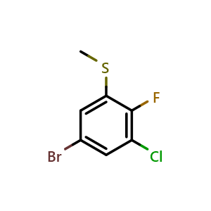 (5-Bromo-3-chloro-2-fluorophenyl)(methyl)sulfane