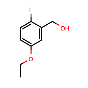 Chemical structure of (5-Ethoxy-2-fluorophenyl)methanol , CAS 2586126-50-1, AChemBlock X174164