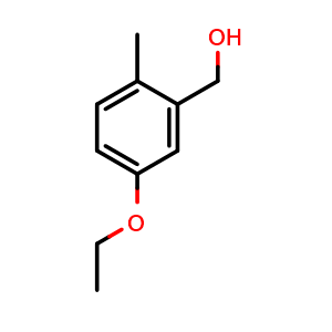 Chemical structure of (5-Ethoxy-2-methylphenyl)methanol , CAS 2432848-49-0, AChemBlock X174165
