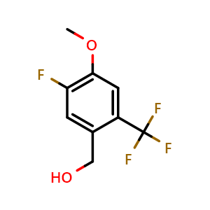 (5-Fluoro-4-methoxy-2-(trifluoromethyl)phenyl)methanol