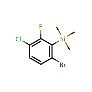(6-Bromo-3-chloro-2-fluorophenyl)trimethylsilane