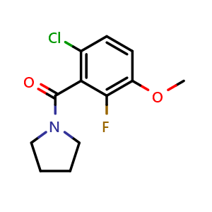 (6-Chloro-2-fluoro-3-methoxyphenyl)(pyrrolidin-1-yl)methanone