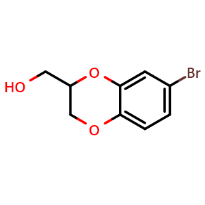 (7-bromo-2,3-dihydrobenzo[b][1,4]dioxin-2-yl)methanol