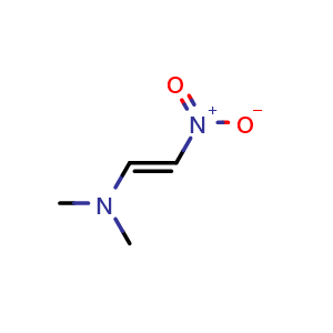 Chemical structure of (E)-N,N-Dimethyl-2-nitroethen-1-amine , CAS 73430-27-0, AChemBlock X174277
