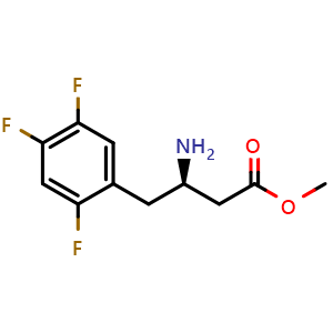 (R)-methyl 3-amino-4-(2,4,5-trifluorophenyl)butanoate  (Sitagliptin Impurity）