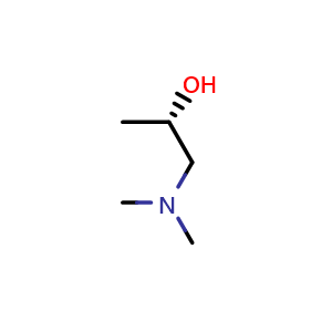 Chemical structure of (S)-1-(Dimethylamino)propan-2-ol , CAS 53636-17-2, AChemBlock X174309