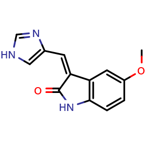 (Z)-1,3-Dihydro-3-(1H-imidazol-4-ylmethylene)-5-methoxy-2H-indol-2-one