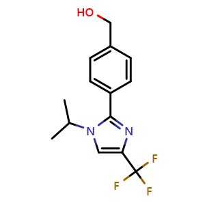 [4-[1-Isopropyl-4-(trifluoromethyl)-2-imidazolyl]phenyl]methanol
