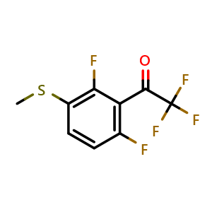 1-(2,6-Difluoro-3-(methylthio)phenyl)-2,2,2-trifluoroethanone