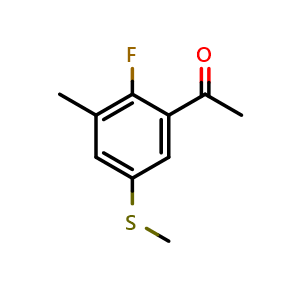 1-(2-Fluoro-3-methyl-5-(methylthio)phenyl)ethanone