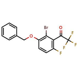 1-(3-(Benzyloxy)-2-bromo-6-fluorophenyl)-2,2,2-trifluoroethanone