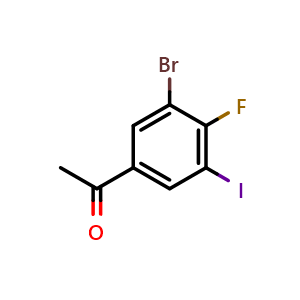1-(3-Bromo-4-fluoro-5-iodophenyl)ethanone