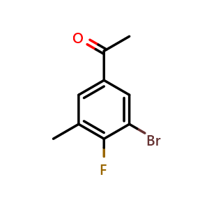 1-(3-Bromo-4-fluoro-5-methylphenyl)ethanone