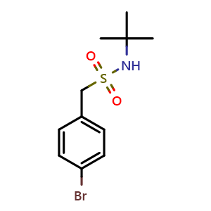 1-(4-bromophenyl)-N-(tert-butyl)methanesulfonamide