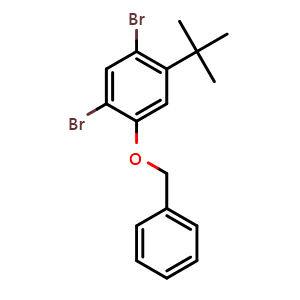 1-(Benzyloxy)-2,4-dibromo-5-(tert-butyl)benzene