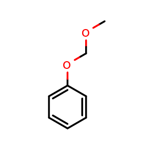 Chemical structure of 1-(Methoxymethoxy)benzene , CAS 824-91-9, AChemBlock X174816