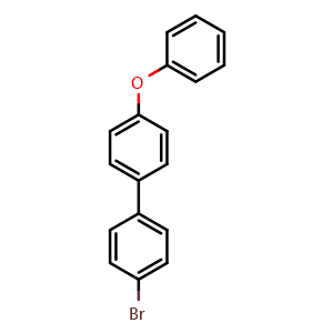 Chemical structure of 4-bromo-4'-phenoxy-1,1'-biphenyl , CAS 3017965-59-9, AChemBlock X174828