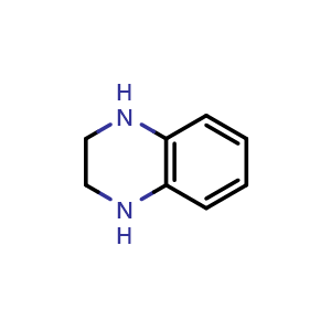 Chemical structure of 1,2,3,4-Tetrahydro-quinoxaline , CAS 3476-89-9, AChemBlock X174833