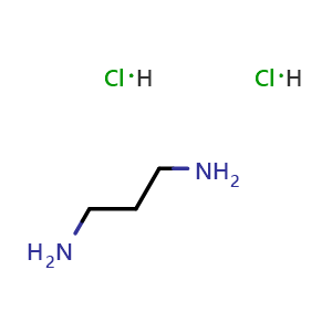 Chemical structure of 1,3-Diaminopropane dihydrochloride , CAS 10517-44-9, AChemBlock X174894