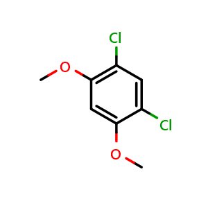 Chemical structure of 1,3-Dimethoxy-4,6-dichlorobenzene , CAS 50375-04-7, AChemBlock X174948